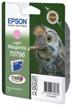 Epson Claria Light Magenta Ink Cartridge (T0796)